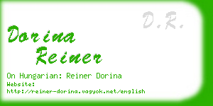 dorina reiner business card